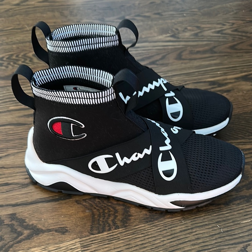 Champion Black and White Mens Rally Pro size 10